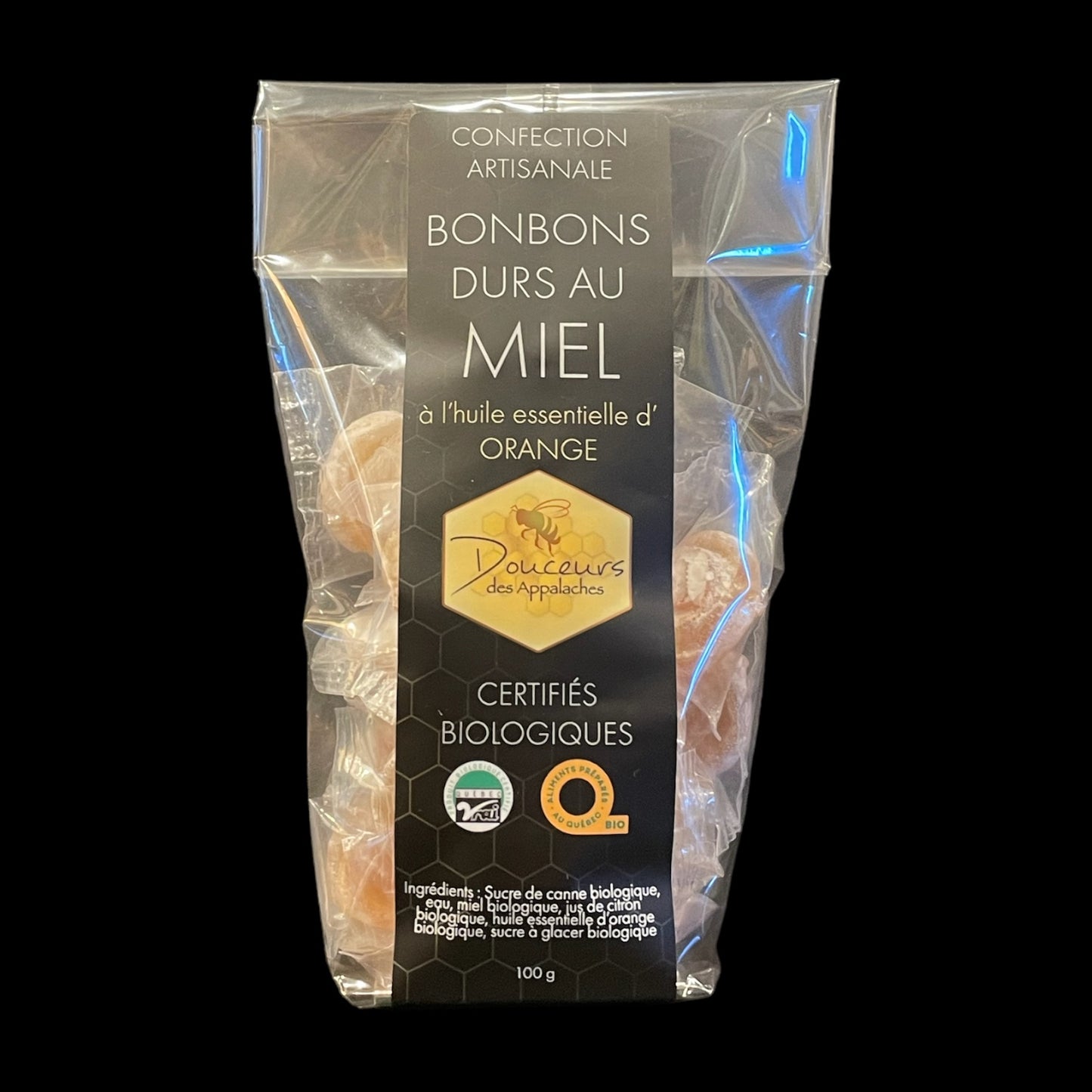 Bonbons biologiques au miel