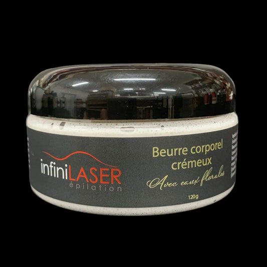 Infini Laser - Beurre corporel crémeux avec eaux florales