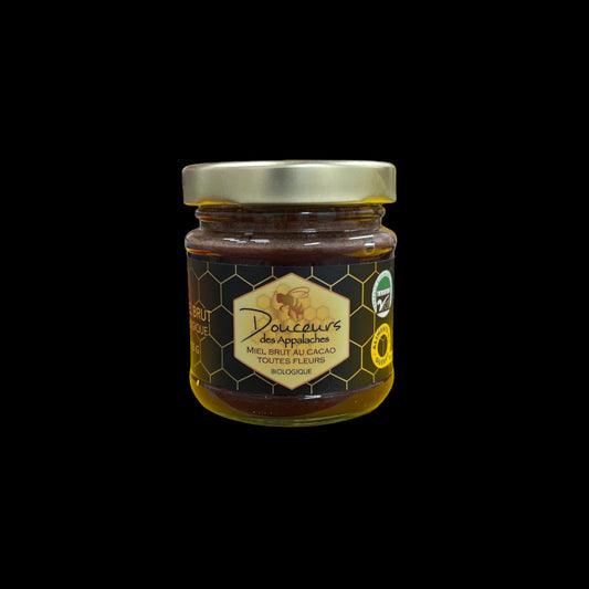 Miel brut biologique au cacao - 125 g