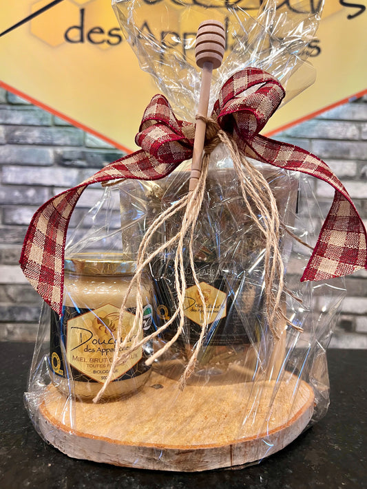 Emballage cadeau - Thé du Labrador (20 g) et miel crémeux